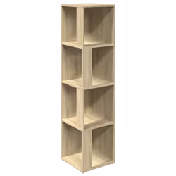 vidaXL Armadio Angolare Rovere Sonoma 33x33x132 cm in Truciolato - Vista aggiuntiva 2