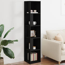 vidaXL Armadio Angolare Nero 33x33x164,5 cm in Truciolato