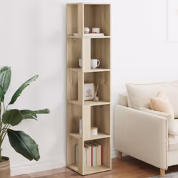 Questo mobile ad angolo costituisce un'aggiunta elegante all'arredamento del vostro soggiorno! Sono disponibili 5 scomparti p ...