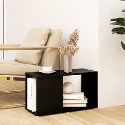 vidaXL Mobile TV Nero 60x24x32 cm in Truciolato - Vista aggiuntiva 3