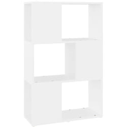 Libreria/Divisorio Bianco 60x24x96 cm in Legno Multistrato Vidaxl 307708