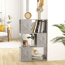 Libreria/Divisorio Grigio Cemento 60x24x94 cm in Truciolato Vidaxl 723242