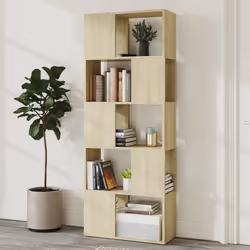 vidaXL Libreria/Divisorio Rovere Sonoma 60x24x155 cm - Vista aggiuntiva 3