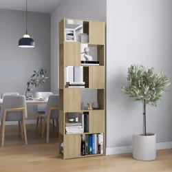 Questo divisorio con libreria ha un design elegante e classico, che lo rende un'aggiunta decorativa e pratica al vostro arred ...