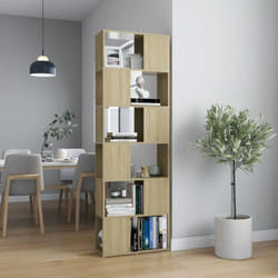 Libreria/Divisorio Rovere Sonoma 60x24x186 cm in Truciolato Vidaxl 592071