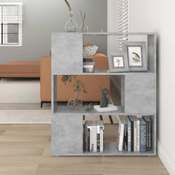 Libreria/Divisorio Grigio Cemento 80x24x94 cm in Truciolato Vidaxl 609417