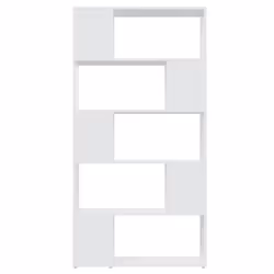 vidaXL Libreria/Divisorio Bianco 80x24x155 cm in Truciolato - Vista aggiuntiva 3