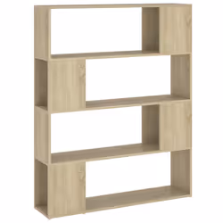 vidaXL Libreria/Divisorio Rovere Sonoma 100x24x124 cm - Vista aggiuntiva 2