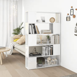Libreria/Divisorio Bianco Lucido in Legno Multistratocod mxl 127593