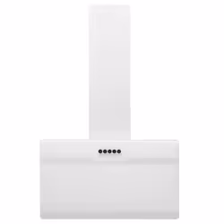 vidaXL Cappa a Parete 60 cm in Acciaio e Vetro Temperato Bianco - Vista aggiuntiva 3