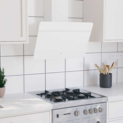 Vidaxl - Cappa a Parete 60 cm in Acciaio e Vetro Temperato Bianco