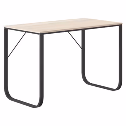vidaXL Scrivania Computer Nera e Rovere 110x60x73 cm Legno Multistrato - Vista aggiuntiva 2