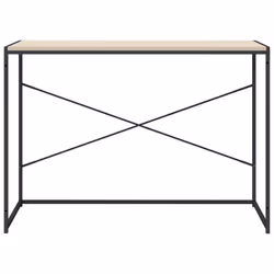 Scrivania Computer Nera e Rovere 110x60x70cm Legno Multistratocod mxl 83178 - Vista aggiuntiva 3