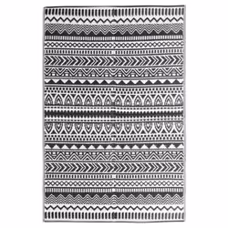 vidaXL Tappeto da Esterni ARAKIL Nero 160x230 cm in PP - Vista aggiuntiva 2