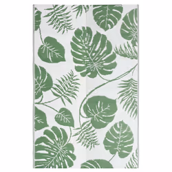 vidaXL Tappeto da Esterno ARAKIL Verde 190x290 cm in PP - Vista aggiuntiva 2