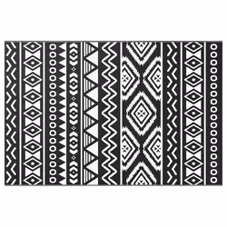 vidaXL Tappeto da Esterni ARAKIL Nero 120x180 cm in PP - Vista aggiuntiva 2