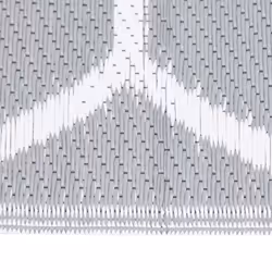 Tappeto da Esterno Grigio 140x200 cm in PPcod mxl 71375 - Vista aggiuntiva 3