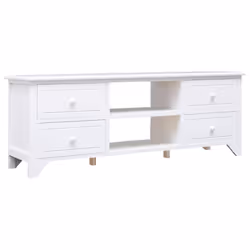 VidaXL 338517, Bianco, Pannello di fibra a media densità (MDF), Legno, 75 kg, 5 kg, 1080 mm, 300 mm