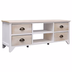VidaXL 338520, Grigio, Pannello di fibra a media densità (MDF), Legno, 75 kg, 5 kg, 1080 mm, 300 mm
