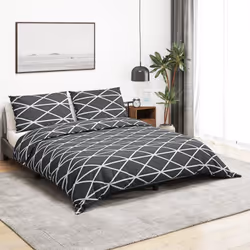 Questo set di copripiumino è morbido e confortevole e aggiunge un tocco di classe alla vostra camera da letto. Materiale conf ...