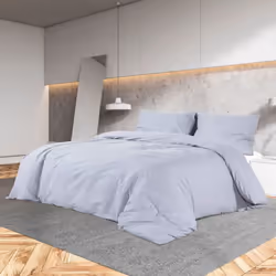 Questo set di copripiumino è morbido e confortevole e aggiunge un tocco di classe alla vostra camera da letto. Materiale conf ...
