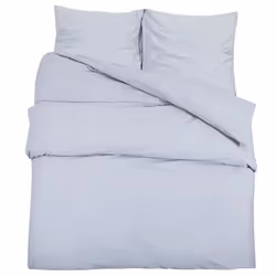 vidaXL Set Copripiumino Grigio 200x220 cm in Cotone - Vista aggiuntiva 2