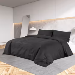 Questo set di copripiumino è morbido e confortevole e aggiunge un tocco di classe alla vostra camera da letto. Materiale conf ...