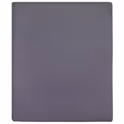 vidaXL Lenzuolo con Angoli Jersey Antracite 180x200 cm Cotone - Vista aggiuntiva 2