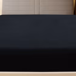 vidaXL Lenzuolo con Angoli Jersey Nero 160x200 cm Cotone - Vista aggiuntiva 3