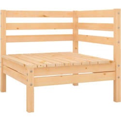 Vidaxl - Divano Angolare da Giardino in Legno Massello di Pino 9207