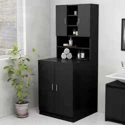 Grazie a questo mobile per lavatrice potete creare e utilizzare in modo ottimale spazio aggiuntivo nel vostro bagno o nella s ...