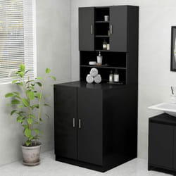Mobile per Lavatrice Nero Vidaxl 90852