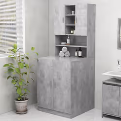 Grazie a questo mobile per lavatrice potete creare e utilizzare in modo ottimale spazio aggiuntivo nel vostro bagno o nella s ...