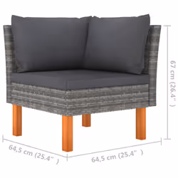 VidaXL 3082086 set mobili da esterno - Vista aggiuntiva 7
