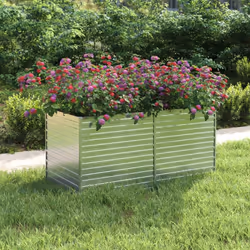 Questo letto rialzato da giardino in metallo è una scelta perfetta per gli appassionati del fai da te per decorare il giardin ...