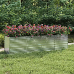 Questo letto rialzato da giardino in metallo è una scelta perfetta per gli appassionati del fai da te per decorare il giardin ...
