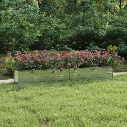 Questo letto rialzato da giardino in metallo è una scelta perfetta per gli appassionati del fai da te per decorare il giardin ...