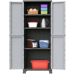 Mobile Moderno, Armadietto in Plastica 68x39x171,5 cm Vidaxl 9912