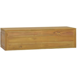 Vidaxl - Mobile Moderno, Mobile da Bagno a Parete 110x45x30 cm in Legno Massello di Teak 9576