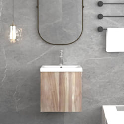 Vidaxl - Mobile Moderno, Mobile da Bagno a Parete 41x38x40 cm in Legno Massello di Teak 3496