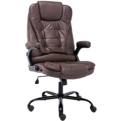 Vidaxl - Sedia da Ufficio Marrone Scuro in Scamosciato 75712