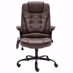 Sedia da Ufficio Massaggiante Marrone Scuro in Scamosciatocod mxl 94830 - Vista aggiuntiva 2