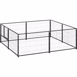 Questo canile versatile delimita un'area esterna appositamente per i vostri cani! Questa spaziosa gabbia per cani offre ampio ...