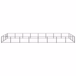 Gabbia per Cani Nera 24 m² in Acciaiocod mxl 96890 - Vista aggiuntiva 2