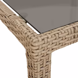 VidaXL 316710 tavolo da esterno Nero, Beige - Vista aggiuntiva 5