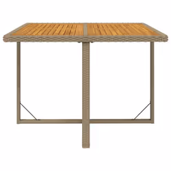 VidaXL 316791 tavolo da esterno Nero, Beige - Vista aggiuntiva 4