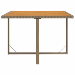 VidaXL 316791 tavolo da esterno Nero, Beige - Vista aggiuntiva 5