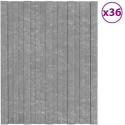 36 pz Pannelli da Tetto, Lastra di copertura in Acciaio Zincato Argento 60x45 cm Vidaxl
