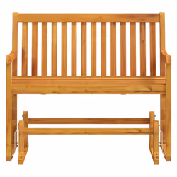 vidaXL Panchina da Giardino a Dondolo 110 cm Legno Massello d'Acacia - Vista aggiuntiva 3