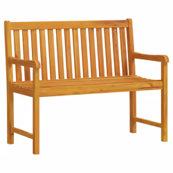 vidaXL Panchina da Giardino 110 cm in Legno Massello d'Acacia - Vista aggiuntiva 2